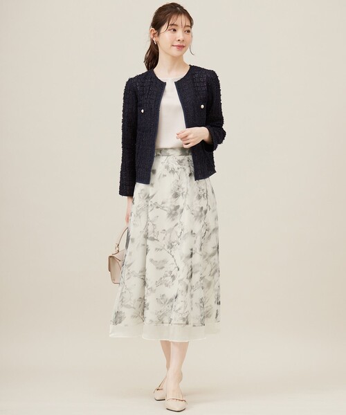 ANY SIS(エニィスィス)の「【洗える】サテン プルオーバー(Tシャツ/カットソー・レディース・ホワイト系/ライトグレー系/ネイビー系・4)」の17枚目の写真