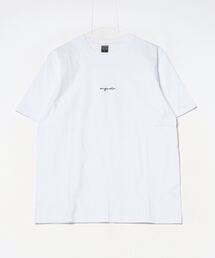 G.NINE（ジーナイン）の「『ミドルウェイト』刺繍ショートスリーブ　コットンTシャツ（Tシャツ/カットソー）」