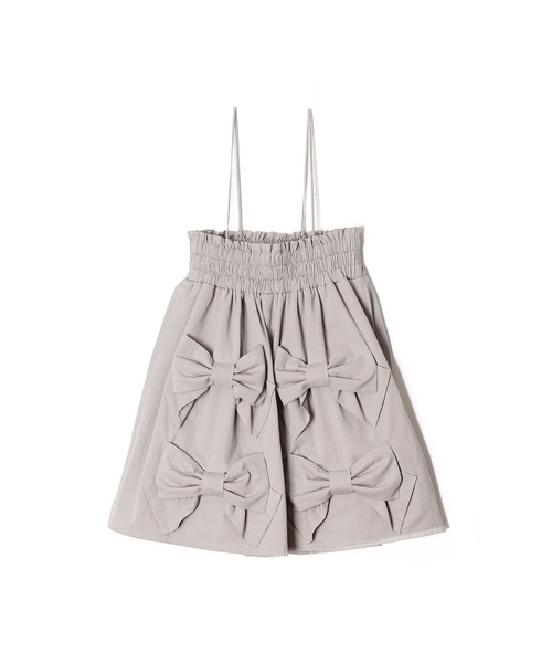 BOW STRAP CULOTTES PANTS ボウストラップキュロットパンツ