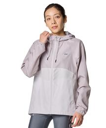 UNDER ARMOUR（アンダーアーマー）の「UAワードマーク ウーブン フルジップ フーディー（トレーニング/レディース）（その他アウター）」