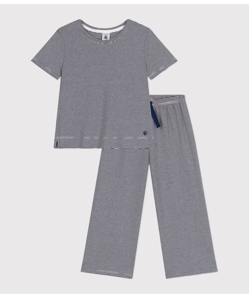 PETIT BATEAU（プチバトー）の「パジャマ（ルームウェア/パジャマ・キッズ・ブルー系その他・6YEAR/8YEAR/10YEAR/12YEAR）」の4枚目の写真