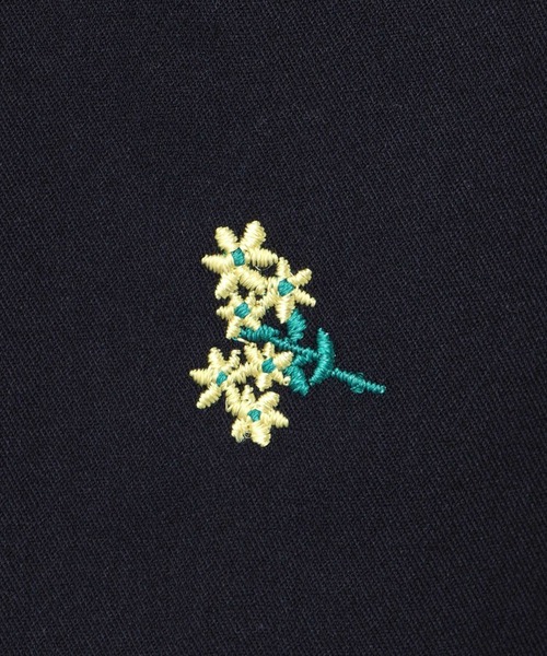 セール】ツイルフラワー刺繍ジャケット≪手洗い可能