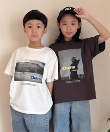 PUAL CE CIN | 【KIDS】CharmフォトプリントTシャツ(Tシャツ/カットソー)