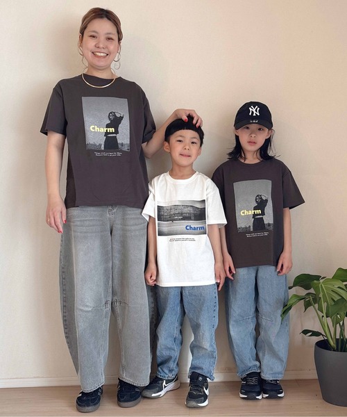 KIDS】CharmフォトプリントTシャツ（Tシャツ/カットソー）｜PUAL