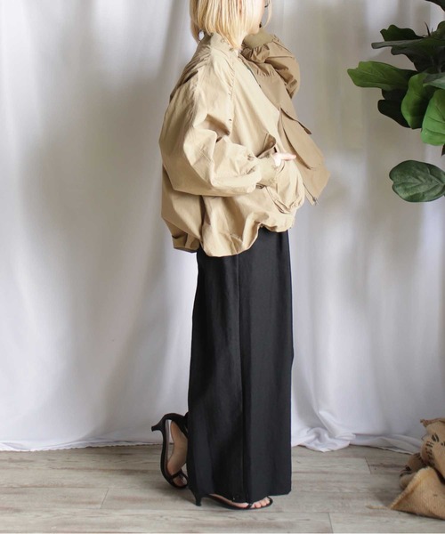 kese-moi(ケセモイ)の「ダメージバルーンブルゾン(ブルゾン・レディース・ベージュ/カーキ・FREE)」の10枚目の写真