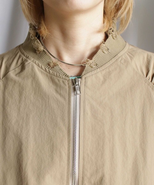 kese-moi(ケセモイ)の「ダメージバルーンブルゾン(ブルゾン・レディース・ベージュ/カーキ・FREE)」の14枚目の写真