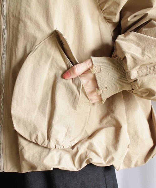 kese-moi(ケセモイ)の「ダメージバルーンブルゾン(ブルゾン・レディース・ベージュ/カーキ・FREE)」の16枚目の写真