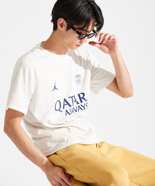 AIR JORDAN(エアジョーダン)の「【NIKE / ナイキ】Paris Saint-Germain Club Team 4th Academ HJ2987- 030/455(Tシャツ/カットソー・メンズ・ホワイト系その他/ネイビー・SMALL/MEDIUM/LARGE/X-LARGE)」の9枚目の写真