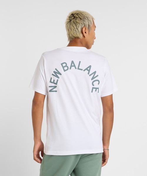 NEW BALANCE(ニューバランス)の「Sport Arch Graphic ショートスリーブTシャツ(Tシャツ/カットソー・メンズ・ネイビー/ホワイト/ライトグレー/ブラック/ローズ・SMALL/MEDIUM/LARGE/X-LARGE/XX-LARGE)」の7枚目の写真