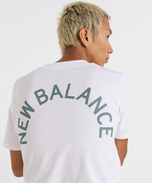NEW BALANCE(ニューバランス)の「Sport Arch Graphic ショートスリーブTシャツ(Tシャツ/カットソー・メンズ・ネイビー/ホワイト/ライトグレー/ブラック/ローズ・SMALL/MEDIUM/LARGE/X-LARGE/XX-LARGE)」の8枚目の写真