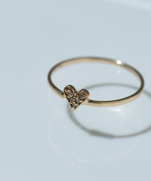 URBAN RESEARCH（アーバンリサーチ）の「ff by decor urban research　dia petit heart ring（リング・レディース・ゴールド・11/5/9）」の3枚目の写真