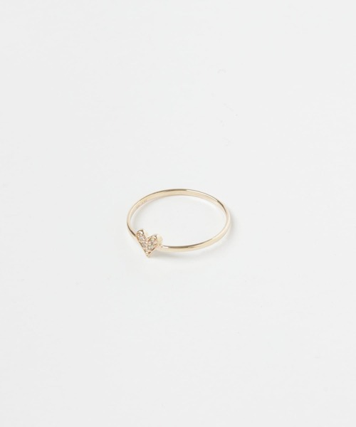 URBAN RESEARCH（アーバンリサーチ）の「ff by decor urban research　dia petit heart ring（リング・レディース・ゴールド・11/5/9）」の6枚目の写真