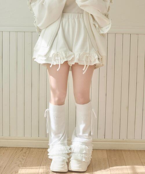 Whinny(ホワイニー)の「Whinny/ベイビーフラワーパンチィ(その他パンツ・レディース・ブラック/ホワイト/その他1・FREE)」の2枚目の写真