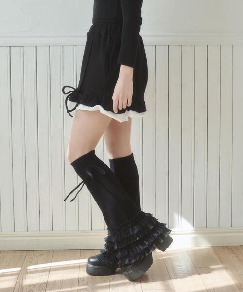 Whinny(ホワイニー)の「Whinny/ベイビーフラワーパンチィ(その他パンツ・レディース・ブラック/ホワイト/その他1・FREE)」の7枚目の写真