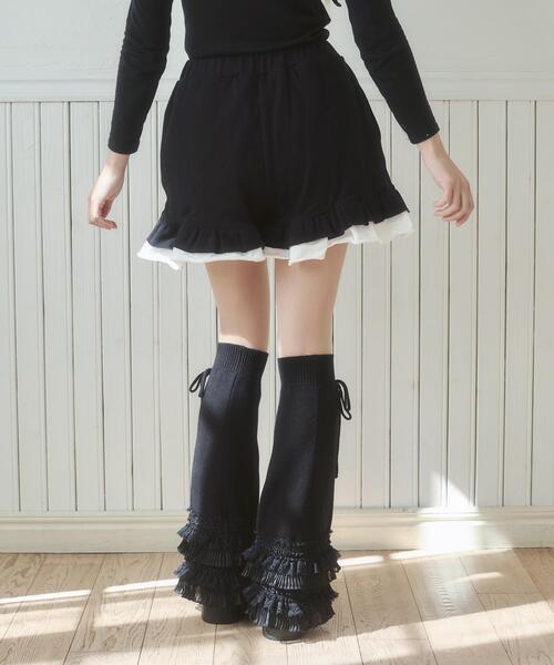 Whinny(ホワイニー)の「Whinny/ベイビーフラワーパンチィ(その他パンツ・レディース・ブラック/ホワイト/その他1・FREE)」の8枚目の写真