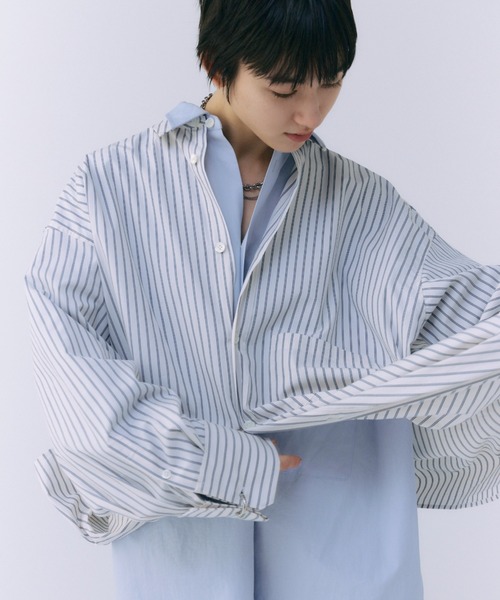 JOSEMOON STRIPE SHIRT/ジョゼムーンストライプシャツ（シャツ