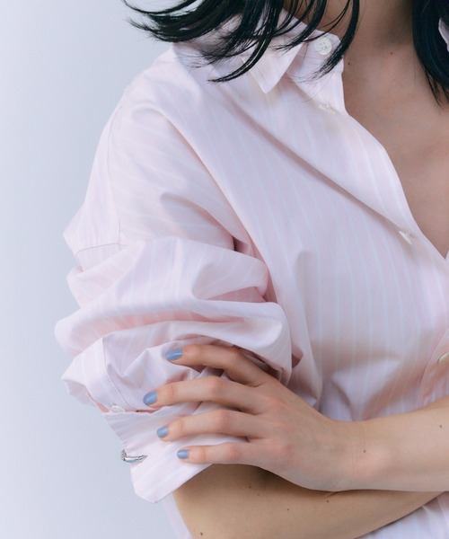 JOSEMOON STRIPE SHIRT/ジョゼムーンストライプシャツ（シャツ