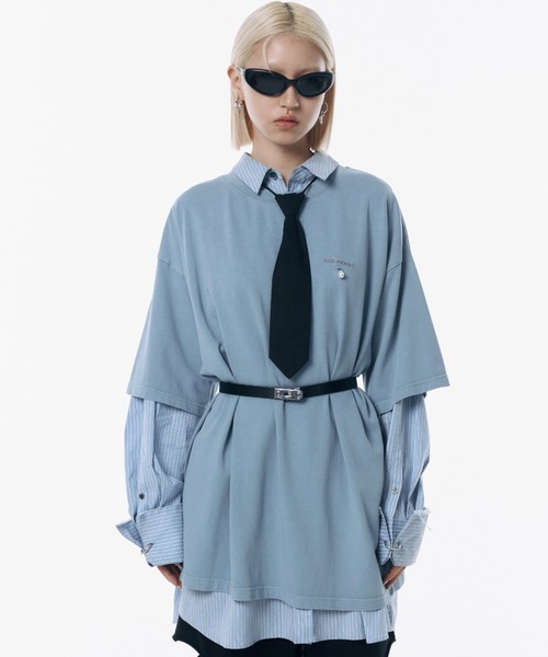 JOSEMOON STRIPE SHIRT/ジョゼムーンストライプシャツ（シャツ