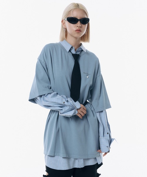 ジョゼムーン JOSEMOON STRIPE SHIRT JOSEMOON STRIPE SHIRT/ジョゼムーンストライプシャツ（シャツ