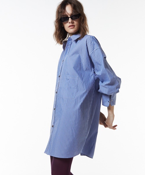 JOSEMOON STRIPE SHIRT/ジョゼムーンストライプシャツ（シャツ