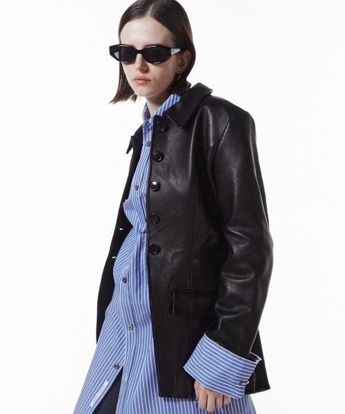 JOSE MOON（ジョゼムーン）の「JOSEMOON STRIPE SHIRT/ジョゼムーンストライプシャツ（シャツ/ブラウス・レディース・ホワイト/ピンク/サックスブルー/ブルー/ベージュ・FREE）」の18枚目の写真