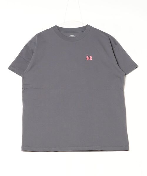 Disney（ディズニー）の「ディズニー  UVコットン グラフィックTシャツ ミッキーコミック（Tシャツ/カットソー・レディース・チャコールグレー/ホワイト・S/M/L/XL）」の5枚目の写真