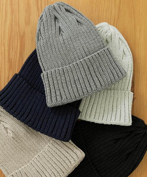 URBAN RESEARCH DOORS（アーバンリサーチドアーズ）の「ストローヤーンニットキャップ（ニットキャップ/ビーニー・メンズ・ネイビー/ベージュ/オフホワイト/グレー/ブラック・-）」の8枚目の写真