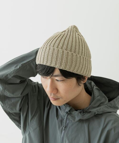 URBAN RESEARCH DOORS（アーバンリサーチドアーズ）の「ストローヤーンニットキャップ（ニットキャップ/ビーニー・メンズ・ネイビー/ベージュ/オフホワイト/グレー/ブラック・-）」の18枚目の写真