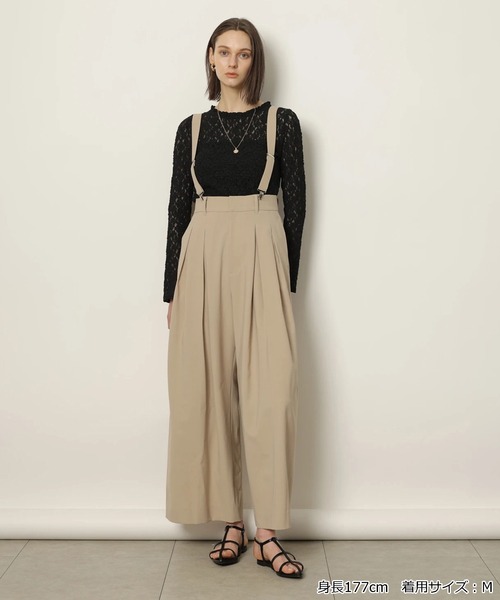 CADUNE（カデュネ）の「吊りパンツ（その他パンツ・レディース・ベージュ/ブラック/ライトグレー・38/36/34）」の17枚目の写真