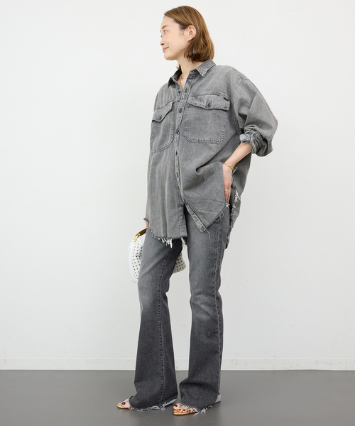 mother(マザー)の「【MOTHER/マザー】Graveyard Shirt(シャツ/ブラウス・レディース・チャコールグレー・FREE)」の7枚目の写真