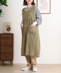 FUNALIVE（ファンアライブ）の「コットンクレープタブリエエプロン（エプロン）」