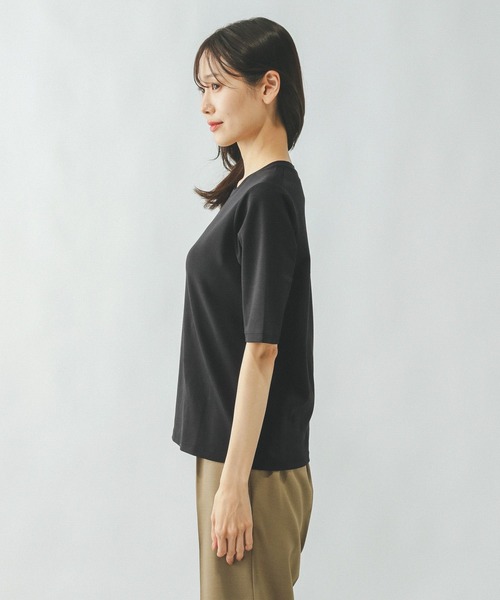 なめらかタッチコンパクトTシャツ5分袖/289388（Tシャツ