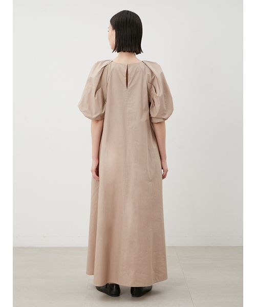 タグ付き　25SS　MilaOwen　ボリュームスリーブサマードレス　洗える セール】ボリュームスリーブサマードレス（ワンピース）｜Mila