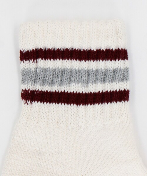 FREAK'S STORE（フリークスストア）の「ｼﾝｶｰ配色3本ﾗｲﾝｸｳｫｰﾀｰ(25.0-27.0cm対応)（ソックス/靴下・メンズ・その他9・ﾌﾘ-）」の9枚目の写真