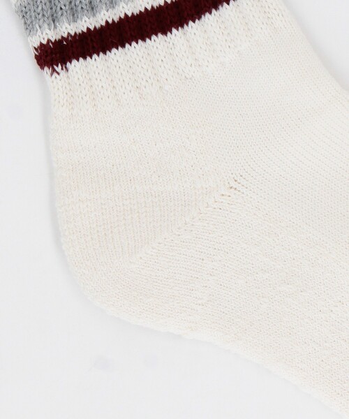 FREAK'S STORE（フリークスストア）の「ｼﾝｶｰ配色3本ﾗｲﾝｸｳｫｰﾀｰ(25.0-27.0cm対応)（ソックス/靴下・メンズ・その他9・ﾌﾘ-）」の6枚目の写真