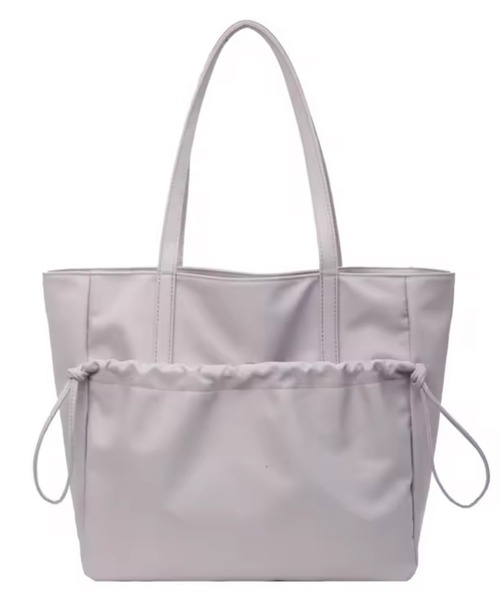 Mignonjour(ミニョンジュール)の「FReePLACe/キャンバスシンプルトートバッグ X12435(トートバッグ・レディース・ブラック/パープル/ベージュ・FREE)」の4枚目の写真