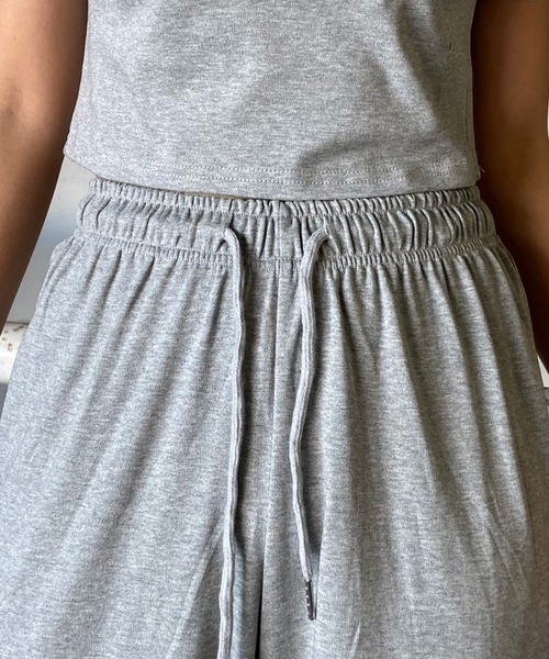 non-hedge(ノンヘッジ)の「シルバープレートTシャツカーゴパンツセットアップ(セットアップ・レディース・グレー/オフホワイト/ブラック/カーキ・FREE)」の12枚目の写真