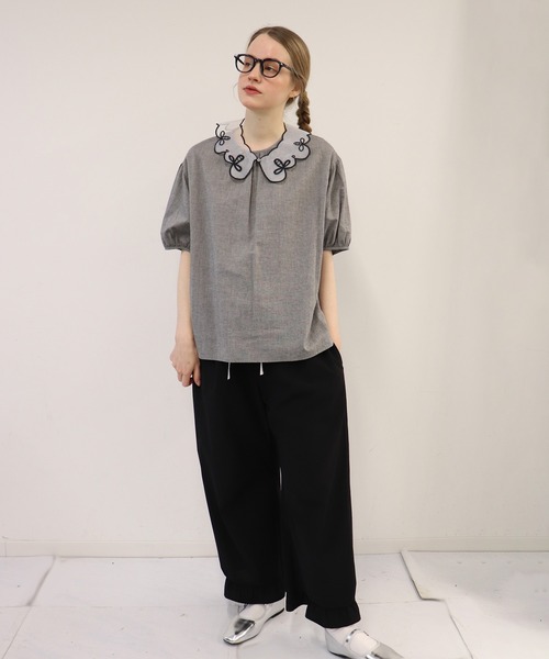 haupia(ハウピア)の「るう と るる【パンツ】(その他パンツ・レディース・ブラック/グレー/ベージュ・MEDIUM)」の4枚目の写真