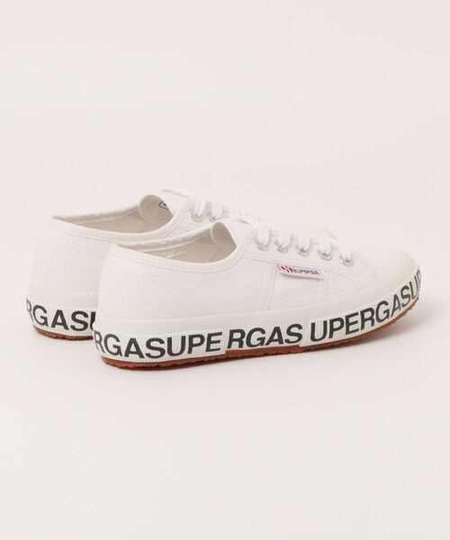 SUPERGA（スペルガ）の「【SUPERGA(スペルガ)】キャンバス スニーカー ロゴ（スニーカー・レディース・ホワイト/ブラック・35/36/37/37.5/38）」の3枚目の写真