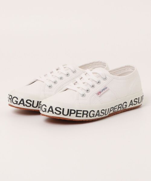 SUPERGA（スペルガ）の「【SUPERGA(スペルガ)】キャンバス スニーカー ロゴ（スニーカー・レディース・ホワイト/ブラック・35/36/37/37.5/38）」の10枚目の写真