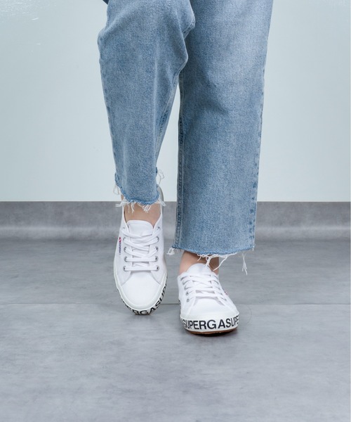 SUPERGA（スペルガ）の「【SUPERGA(スペルガ)】キャンバス スニーカー ロゴ（スニーカー・レディース・ホワイト/ブラック・35/36/37/37.5/38）」の18枚目の写真