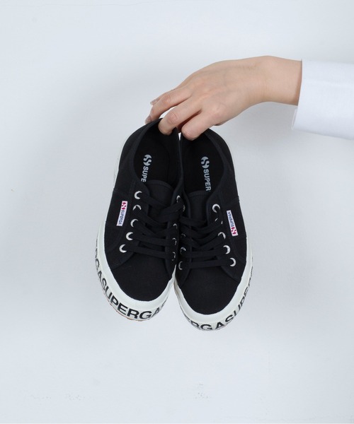 SUPERGA（スペルガ）の「【SUPERGA(スペルガ)】キャンバス スニーカー ロゴ（スニーカー・レディース・ホワイト/ブラック・35/36/37/37.5/38）」の20枚目の写真