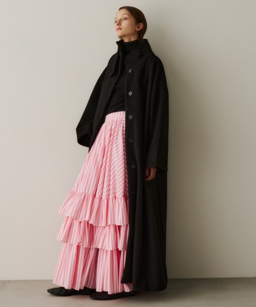 PERNA ペルナ　ストライプティアードスカート セール】ストライプティアードスカート（スカート）｜PERNA（ペルナ