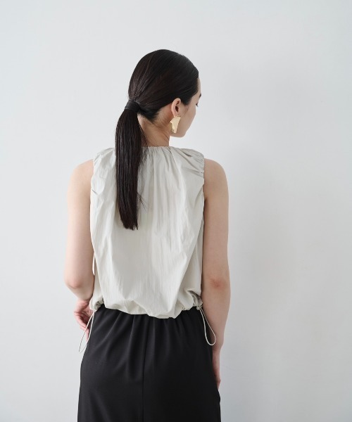 AIC.（エーアイシー）の「ダブルジップドロストノースリトップス（ベスト・レディース・キナリ/ブラック・FREE）」の20枚目の写真