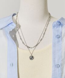 AMERICAN HOLIC | ステンレス COIN2連ネックレス(ネックレス)