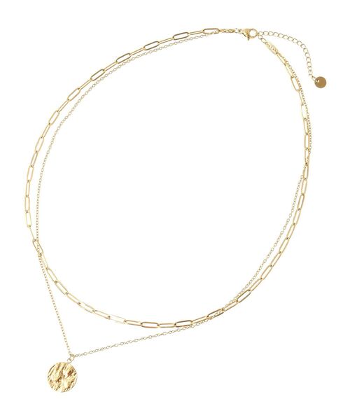 AMERICAN HOLIC（アメリカンホリック）の「ステンレス COIN2連ネックレス（ネックレス・レディース・シルバー/ゴールド・FREE）」の9枚目の写真