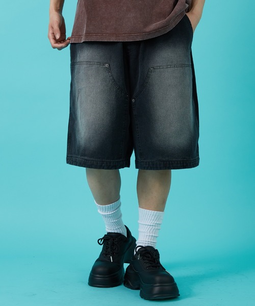 improves(インプローブス)の「ツイルブラスト加工 ダブルニーショートパンツ(その他パンツ・メンズ・ブラウン/ベージュ/ブラック・MEDIUM/LARGE)」の4枚目の写真