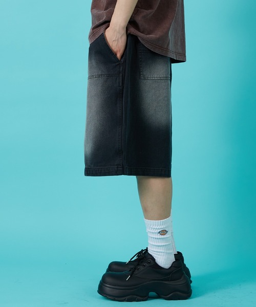 improves(インプローブス)の「ツイルブラスト加工 ダブルニーショートパンツ(その他パンツ・メンズ・ブラウン/ベージュ/ブラック・MEDIUM/LARGE)」の5枚目の写真