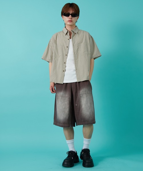 improves(インプローブス)の「ツイルブラスト加工 ダブルニーショートパンツ(その他パンツ・メンズ・ブラウン/ベージュ/ブラック・MEDIUM/LARGE)」の12枚目の写真