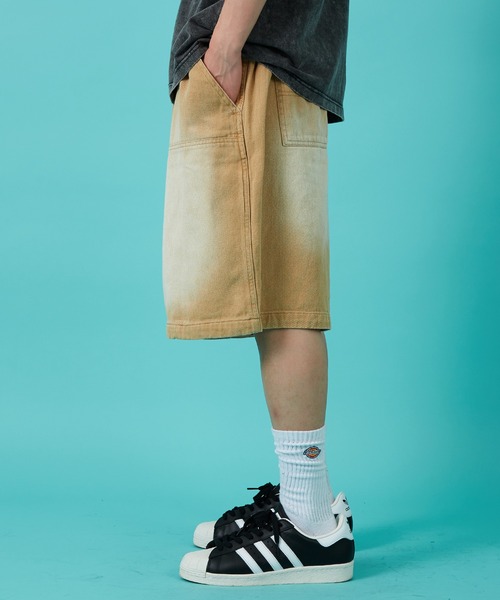 improves(インプローブス)の「ツイルブラスト加工 ダブルニーショートパンツ(その他パンツ・メンズ・ブラウン/ベージュ/ブラック・MEDIUM/LARGE)」の13枚目の写真